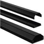 Hama - alu passe - cbles angulaire 110 / 3, 3 / 1, 7 cm noir