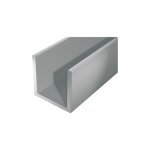 Alu - u - profil 2000 / 10x8mm argent