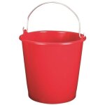 Aluminium et plastiq seau menage 5l rouge rivs5r