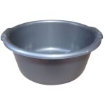 Aluminium et plastique - bassine ronde d. 42cm 14l silver 1035656