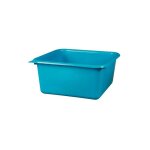 Aluminium et plastique - cuvette carre 38 cm / 15 l - green line - aluminium et plastiq