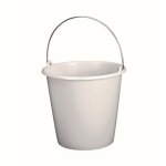 Aluminium et plastique - aluminium et plastiq - seau ménage 5l blanc Aluminium et plastique - aluminium et plastiq - seau ménage 5l blanc