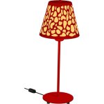Aluminor - lampe design, lampe d�co nihoa lt rouge en wood