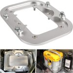 Aluminum battery pallet - trunk battery hold down bracket perfectly compatible with racing trunk optima ...