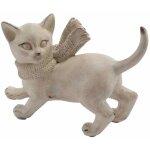 Chat de d�coration en r�sine patin�e