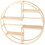 Amadeus - etagère ronde en rotin et bambou 90 cm Amadeus - etagère ronde en rotin et bambou 90 cm
