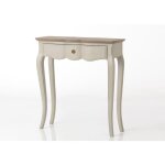 Amadeus - petite console beige maddy 80x25 bois de mindi