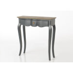 Amadeus - petite console grise maddy 80x25 bois de mindi