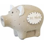 Petite tirelire cochon taupe - mi hucha