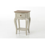 Hellin - chevet 1 tiroir en bois naturel et beige - samara Hellin - chevet 1 tiroir en bois naturel et beige - samara