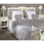 M&s - amadeus - tte de lit 160 cm murano en acajou