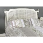 M&s ? t�te de lit helena 150 cm en bois d'acajou et rotin tress� ? style romantique ? hauteur 120 cm ...