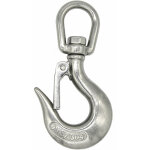 Amanka mousqueton avec merillon pivotant 5x115mm en acier inox mtal inoxydable pour accrocher siges ...