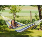 Hamac en coton et polyester avec sac de rangement tahiti