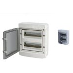 Ame distribution - coffret lectrique tanche 2 ranges de 13 modules apparent ip65 + borniers de terre ...
