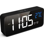 ?am�lior�? r�veil num�rique 2. 0, horloge num�rique led horloge digitale r�veil aver temp�rature, luminosit� ...