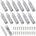 Amortisseur porte, 12 pices ralentisseur de porte, equip d'un embout en caoutchouc souple sur le dessus, ...