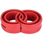 Amortisseur tampon de ressort 2pc universel de voiture coussin de butoir rouge de voiture amortisseur ... Amortisseur tampon de ressort 2pc universel de voiture coussin de butoir rouge de voiture amortisseur ...