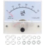 Amp�rem�tre analogique 0 - 50 �a, panneau de courant 85c1, pr�cision 2, 5, pour testeur de mesure de ...