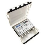 Amplificateur dt 5g 2 entre'es uhf sortie gain 30 db re'glable connexion a' f Amplificateur dt 5g 2 entre'es uhf sortie gain 30 db re'glable connexion a' f