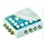 Amplificateur distributeur intrieur 8 sorties f uhf tonna 402668 - filtre lte 700 4g 5g, gain 16 x 8 ...