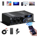 Amplificateur de puissance audio st�r�o r�cepteur bluetooth 5. 0 amplificateur audio sans fil 40wx40w ...