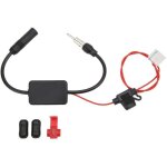 Amplificateur de signal d'antenne radio fm am pour voiture 88  108mhz 12v anti - interfrence universel ...