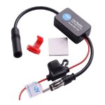 Amplificateur de signal d'autoradio, auto voiture fm am radio antenne de signal stro amplificateur ...