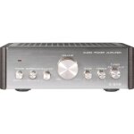 Amplificateur st�r�o 2 x 12 w renkforce e - sa9 rf - 1050402 argent (m�tallis�), marron fonc� 1 pc(s) ...