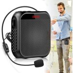 Amplificateur de voix sans fil haut - parleur portable rechargeable avec micro batterie 2200 mah mini ...