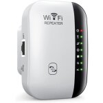 Amplificateur wifi sans fil puissant ? repeteur wifi 300mbps, wifi booster, wifi extender facile � installer ...