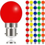 Ampoule b22 couleur baionnette 3w equivalent 30w 240 lumen, ampoules � ba�onnette b22 couleur pour mariage, ...