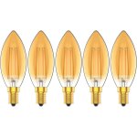 Ampoules bougie � led e14 4w, 30w ampoule � incandescence �quivalent, 2200k blanc chaud, 300lm, cri80 ...