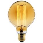 Ampoule d�co filament carbone globe �95mm e27 elexity