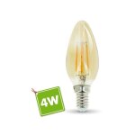 Ampoule e14 4w eq 40watts ambr�e
