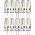 Ampoules � filament g4 led, 1. 5w ac220v ampoules � filament led blanc chaud 3000k pour camping - car ...