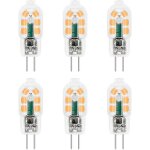 Ampoule g4 led 12v 2w blanc chaud 3000k, 200lm, �quivalent lampe halog�ne g4 10w 20w, non - dimmable, ...