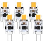 Ampoule g4 led 2w, 6 pi�ce 12v ampoule g4 blanc chaud 3000k, ampoule led g4 �quivalent 15w g4 ampoule ...