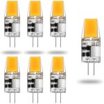 Ampoule g4 led 5w 41mm - 12v, blanc chaud 3000k, �quivalent 50w halog�ne, lot de 6, �clairage