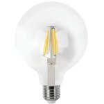 Ampoule globe � filament led e27 g95 (8w 6400k 800lm) ip20 �9, 5x12, 5cm transparente