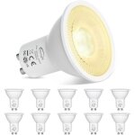 Ampoule gu10 led blanc chaud 2700k, 7w �quivalent ampoule halog�ne 70w, 720lm, ampoules led spot, non ...