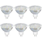 Ampoule gu5. 3 led 12v 3w blanc froid 6000k 300lm, 50mm mr16, 120 degrs, quivalent gu5. 3 20w halogen, ...
