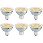 Ampoule gu5. 3 led 12v 3w blanc froid 6000k, 50mm, 120 degrs, quivalent gu5. 3 30w, 500lm, ac / dc ...