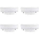 Ampoule gx53 led 9w, blanc froid 6000k, 120, quivalent lampe cfl gx53 15w - 18w, 900lm, non - dimmable, ...