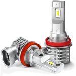 Ampoule h11 / h8 / h9 led, 6500k blanc pour voiture 12v - 24v d'ampoule phare kit de remplacement. (2 ...