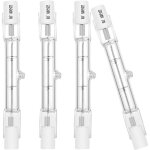 [jamais utilis�] ampoule halog�ne eco r7s 78mm 120w 230v 1600lm blanc chaud 2700k t3 ampoule de type ...