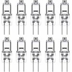 Ampoule halogene g4, ampoule g4 12v 10w, blanc chaud 3000k, 150lm, intensit� variable, lampehalogene ...