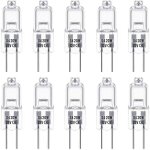 Ampoules halog�nes g4, lampe de base � broche halog�ne 12v 20w, blanc chaud 3000k, 350lm, gradable, lampe ...