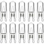 Ampoule halog�ne g9 40w 230v, 480lm 2900k blanc chaud dimmable, ampoules capsules g9, pour lustres, paysages, ...