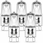 Ampoule halog�ne g9 pour four, 40 w, 230 v, tol�rance 300 �c, lot de 5